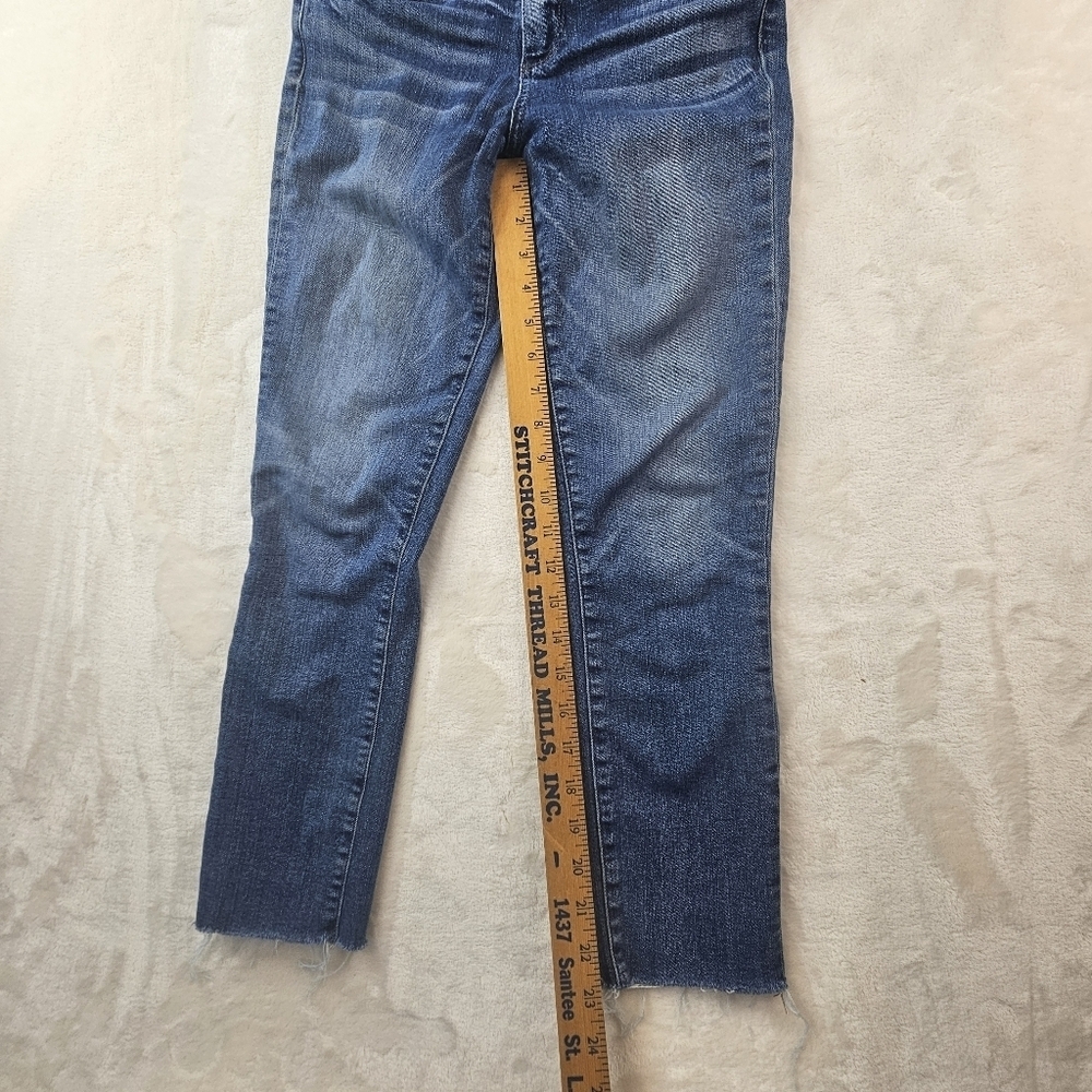 Paige Skyline Skinny crop Jeans Women’s 25 blue Denim Jeans - Picture 4 of 9